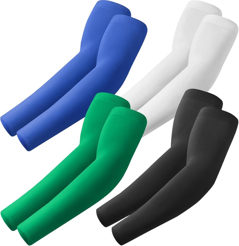 Fuinloth UV Protection Cooling Arm Sleeves with Sports Compression for Men and Women - Image 1