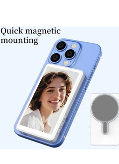 ELTRAZONE Mag Selfie Display – Real-Time Rear Camera Sync for Smartphones via Bluetooth with Magnetic Mount, Wireless Remote & Stand – Ideal for Vlog, Live Stream, Selfies & Solo Photography – Compact Portable 4" Screen Compatible with iPhone & Android  - Image 1