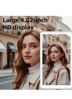 ELTRAZONE Mag Selfie Display – Real-Time Rear Camera Sync for Smartphones via Bluetooth with Magnetic Mount, Wireless Remote & Stand – Ideal for Vlog, Live Stream, Selfies & Solo Photography – Compact Portable 4" Screen Compatible with iPhone & Android  - Image 4