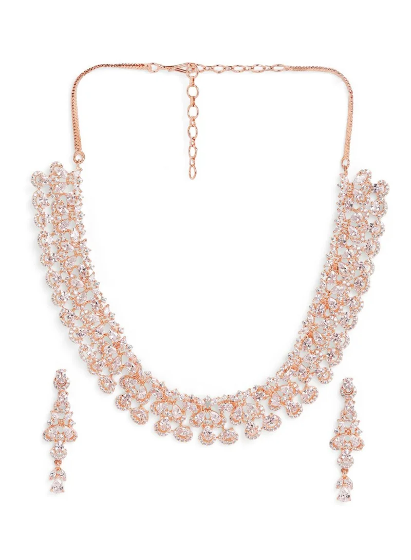 Priyaasi Plated Studded Jewellery Set