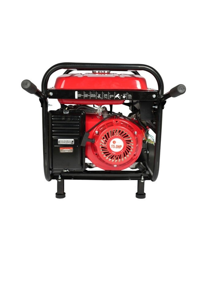 AFRA Gasoline Generator, 5.5KW Maximum, Recoil and Electric Start, 190F Engine, Compact Design, Low Noise, Accessories Included, AFT-5500PGRD - Image 2