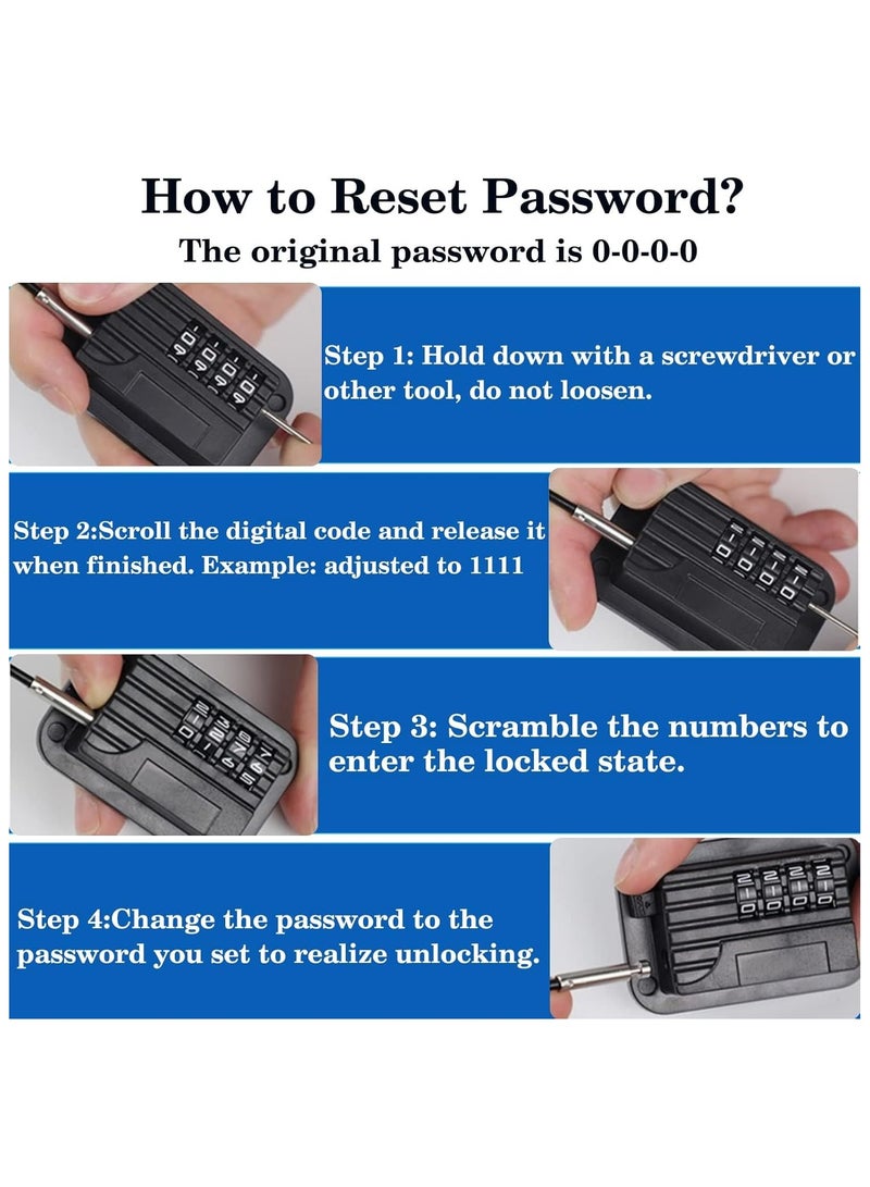 Bukela Refrigerator Fridge Freezer Door Lock with Password, Child Proof Refrigerator Door Lock for Kitchen Refrigerator, Cabinets and Drawers, Closets, Windows, Doors-No Tools Need or Drill - Image 5