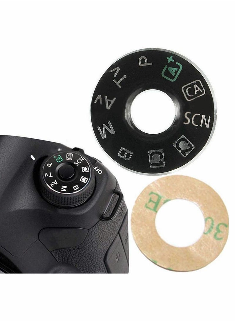 Generic Mode Dial Top Cover Plate, Interface Cap Replacement Part for Canon EOS 6D DSLR Camera, Repair Parts  - Image 2
