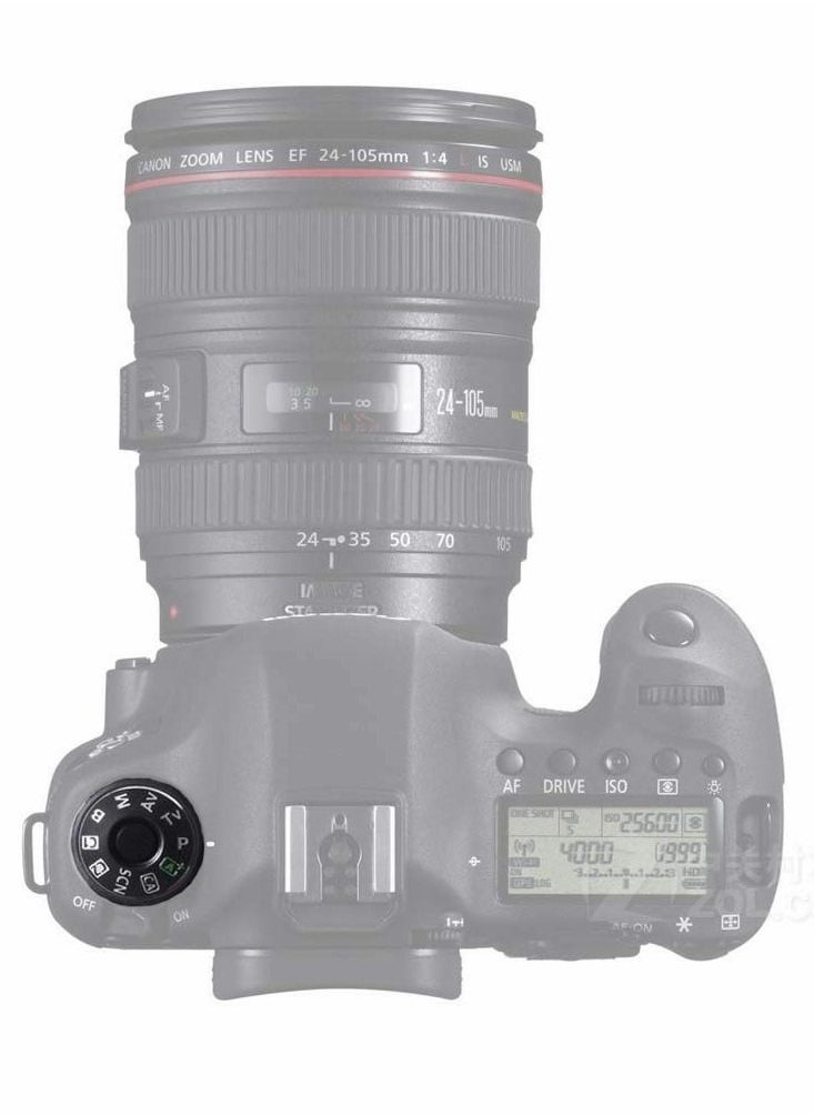 Generic Mode Dial Top Cover Plate, Interface Cap Replacement Part for Canon EOS 6D DSLR Camera, Repair Parts  - Image 1