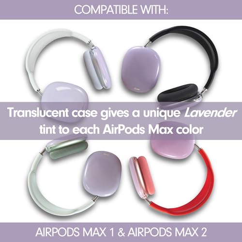 Sonix Protective Case for AirPods Max 2 & 1 | Headphones Cover | Jelly Lavender - Image 2