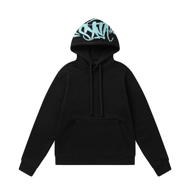 Syna World Casual Suit Velvet Men'S And Women'S Hooded Sweatshirt Drill Slim Sweatpants Pants - Image 3