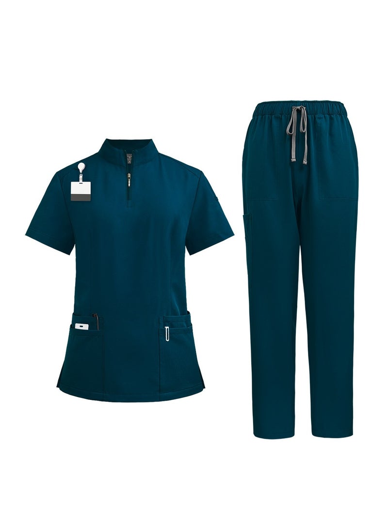 Gasin Medical Uniform，doctor and nurse work uniform, surgical gown, operating room solid color suit  - Image 1