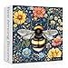 PPuzzling Vintage Bee Puzzles for Adults 1000 Pieces Retro Flower Garden Jigsaw Puzzles Nature Wildflower Animal Puzzle as Home Decor - Image 2