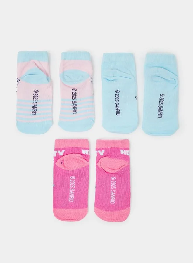 ستايلي Pack of 3 - Sanrio Hello Kitty and Friends Socks