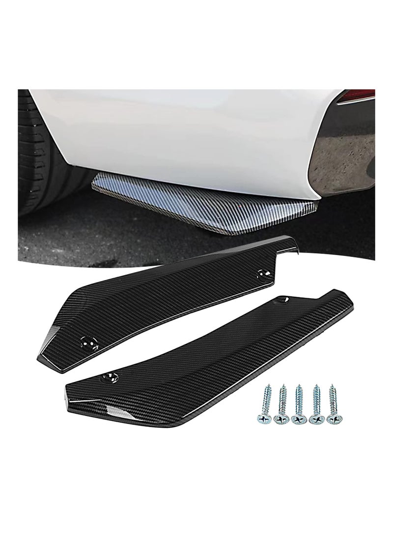 Car Rear Bumper Guard Diffuser, 2 PCS Front Bumper Lip Splitter Kit, Vehicle Blade Rear Shovel, Side Fender Skirt Lip Splitter, Universal Protector for Most Cars. - Image 2