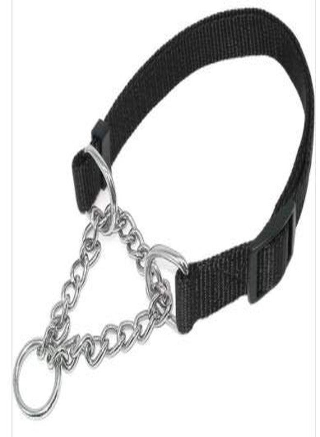 D&C PAWS Combo of Half Dog Collar Chain 1inch and Dog Rope Training Leash Cord with Comfortable Handle for Large Dogs of All Breeds with Strong and Durable Cast Hook (18mm) - Image 3