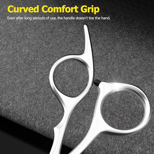 Kootinn 6 Inch Hair Thinning Scissors Cutting Teeth Shears Professional Barber Hairdressing Texturizing Salon Razor Edge Scissor Stainless Steel - Black - Image 4