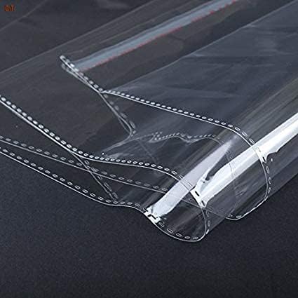 FeelBlue Transparent Plastic Poly Bags Bopp Pouches with Self Adhesive Tape, Reasealable, (Pack of 500Pcs) (9 * 14) - Image 5