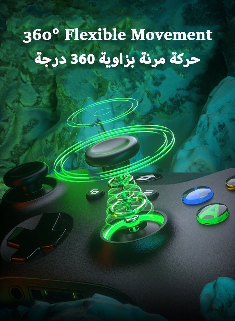 XnYao Wired Controller For Xbox Series X,Xbox Series S,Xbox One,Windows 10/11, With Hall Effect Joysticks/Hall Trigger Plug And Play Gaming Gamepad - Image 3