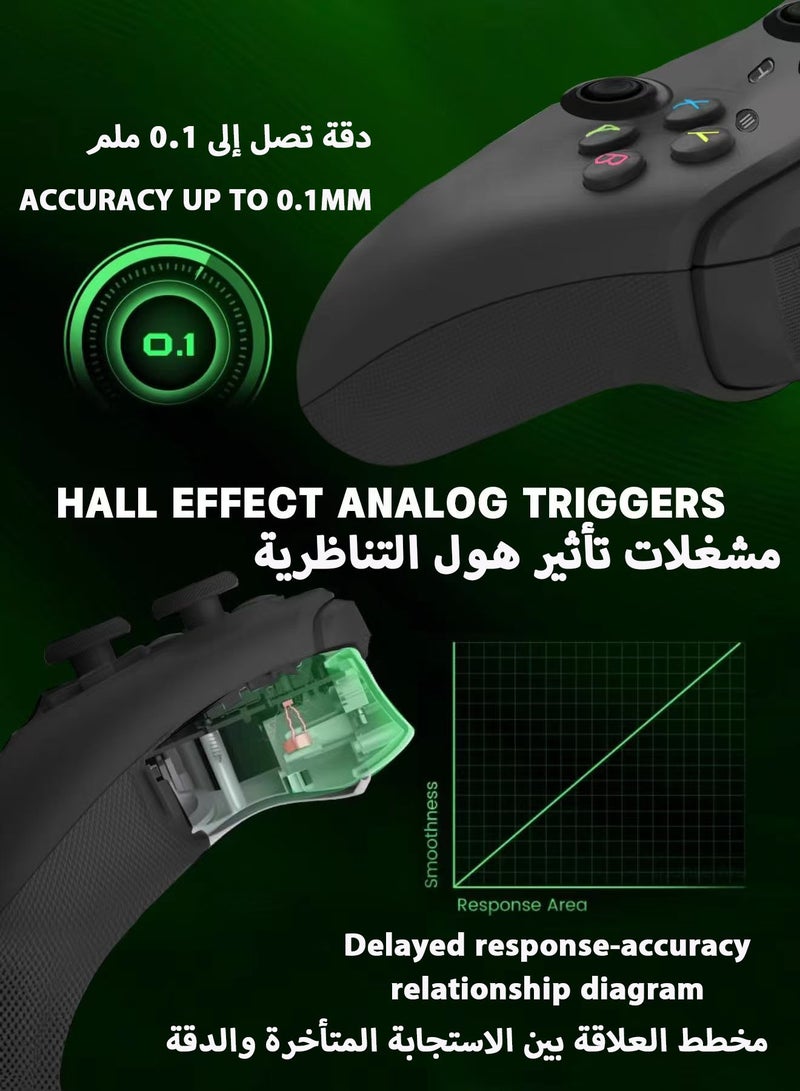 XnYao Wired Controller For Xbox Series X,Xbox Series S,Xbox One,Windows 10/11, With Hall Effect Joysticks/Hall Trigger Plug And Play Gaming Gamepad - Image 5