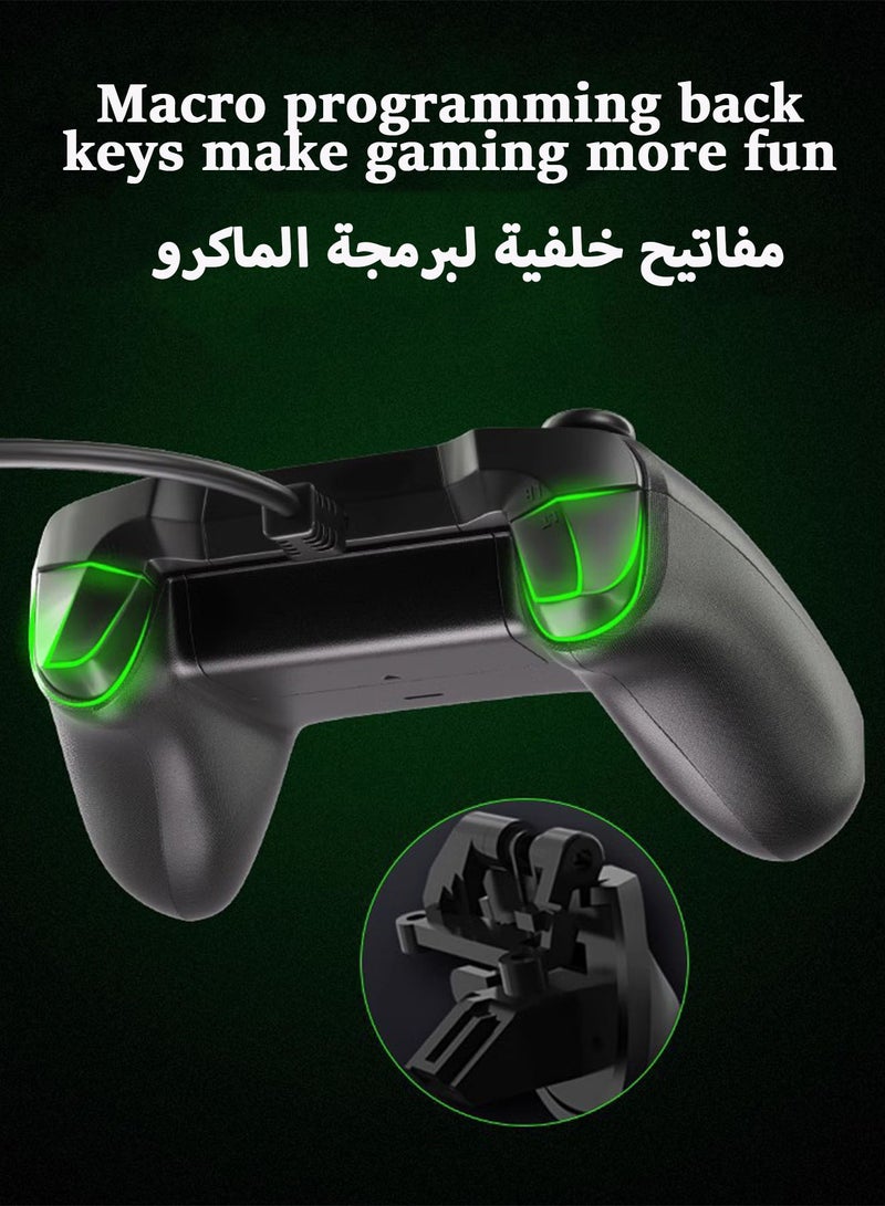 XnYao Wired Controller For Xbox Series X,Xbox Series S,Xbox One,Windows 10/11, With Hall Effect Joysticks/Hall Trigger Plug And Play Gaming Gamepad - Image 4