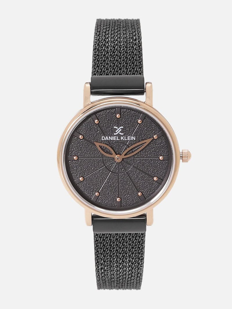 Daniel Klein Analog Black Dial Women's Watch-DK12058-3 - Image 3
