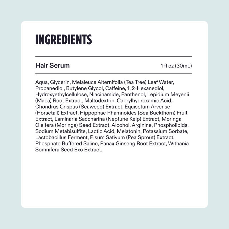 Nutrafol Men's Hair Serum, Clinically Tested to Support Visibly Thicker Hair and Scalp Coverage, Lightweight and Non-Greasy, for Daily Use - 30mL, 1 Bottle - Image 5