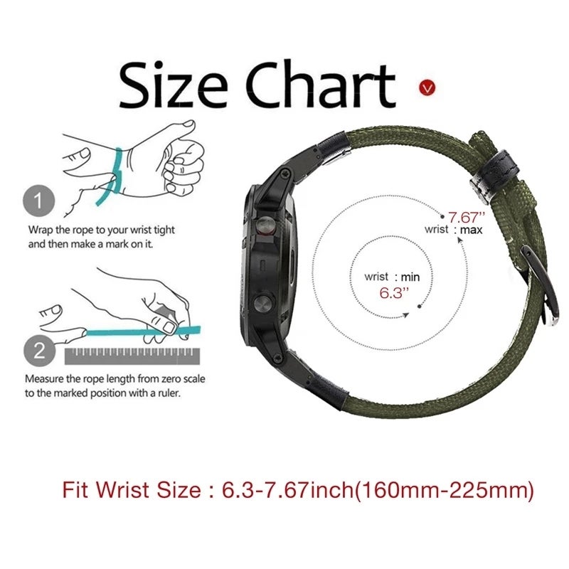 erorex For Amazfit T-Rex / T-Rex Pro / Ares Leather Nylon Watch Band(Black) - Image 5