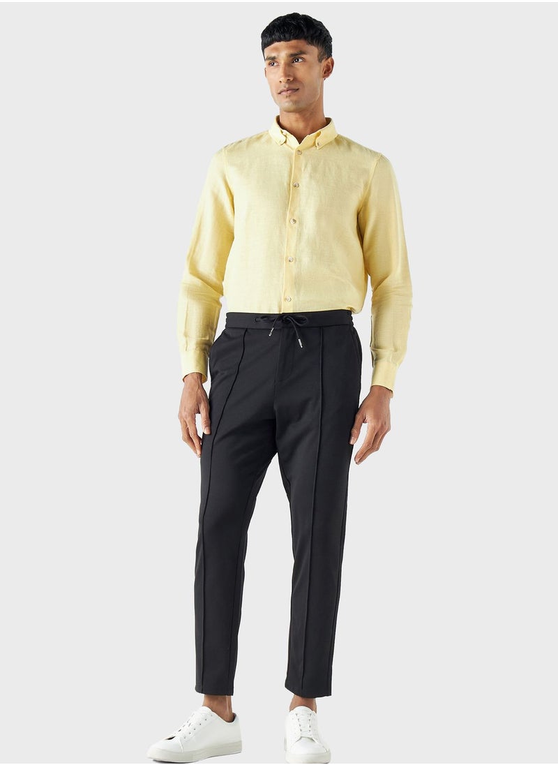 Iconic - Textured Regular Fit Shirt - Image 1