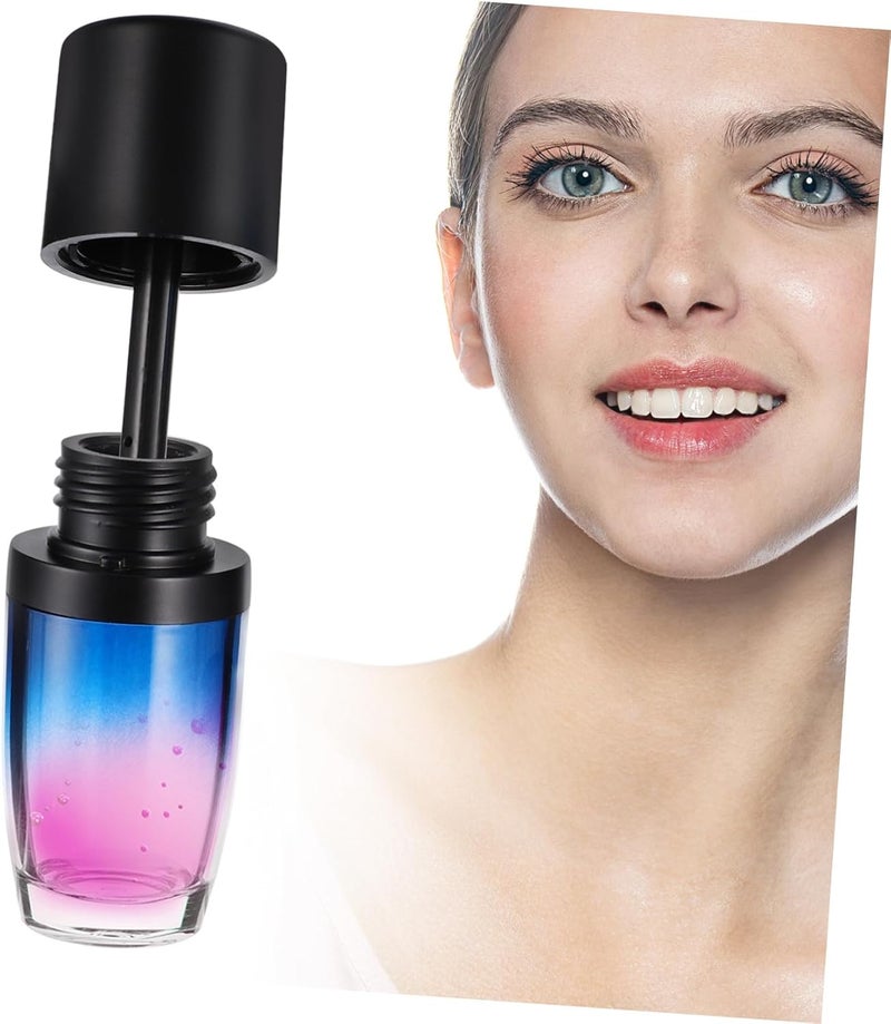 10pcs Refillable Gradient Lip Gloss Tubes Portable Empty Sample Containers for Travel Frosted Design with Leak Covers for Makeup and Daily Use - Image 4