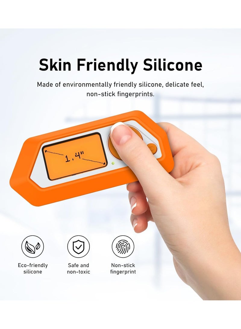 Soft Silicone Protective Case Cover for Flipper Zero (Orange)  - Image 2