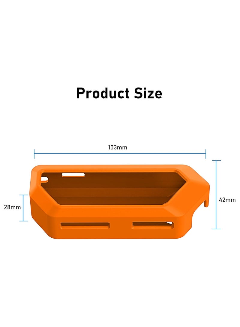 Soft Silicone Protective Case Cover for Flipper Zero (Orange)  - Image 5