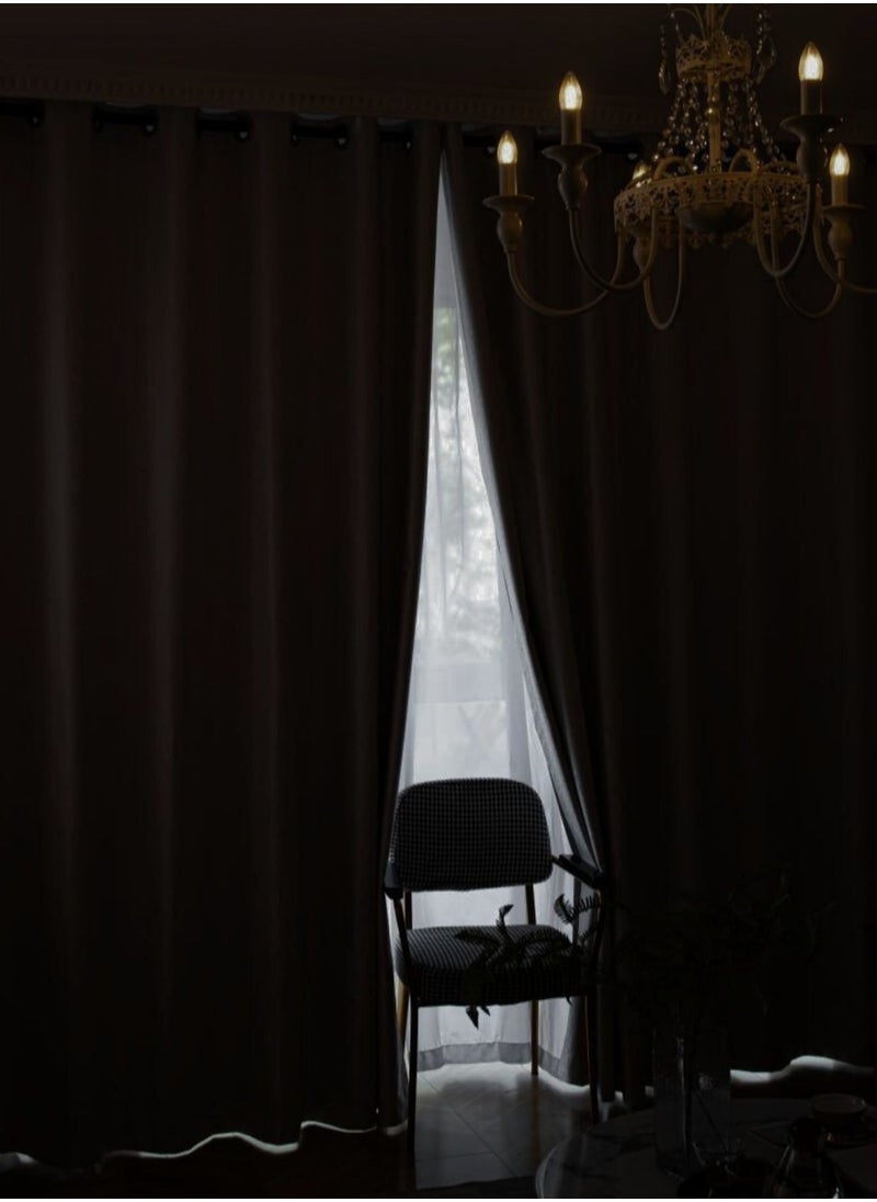 Golden Homee - Bedroom Curtain 1 Piece Room Darkness Blackout Curtain - Image 1