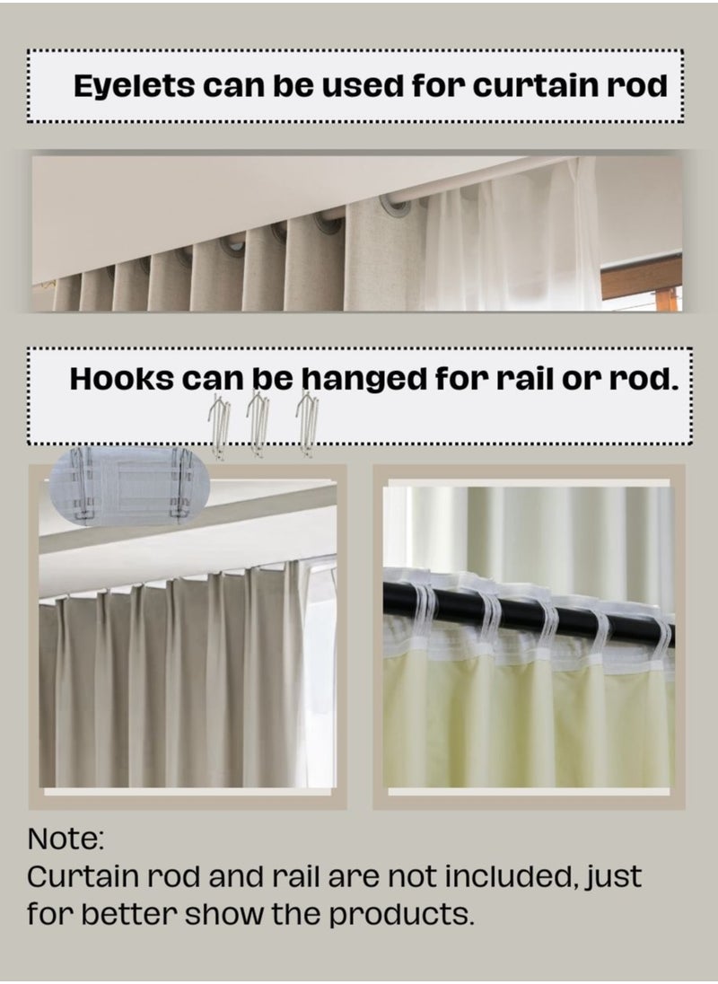 Golden Homee - Bedroom Curtain 1 Piece Room Darkness Blackout Curtain - Image 1
