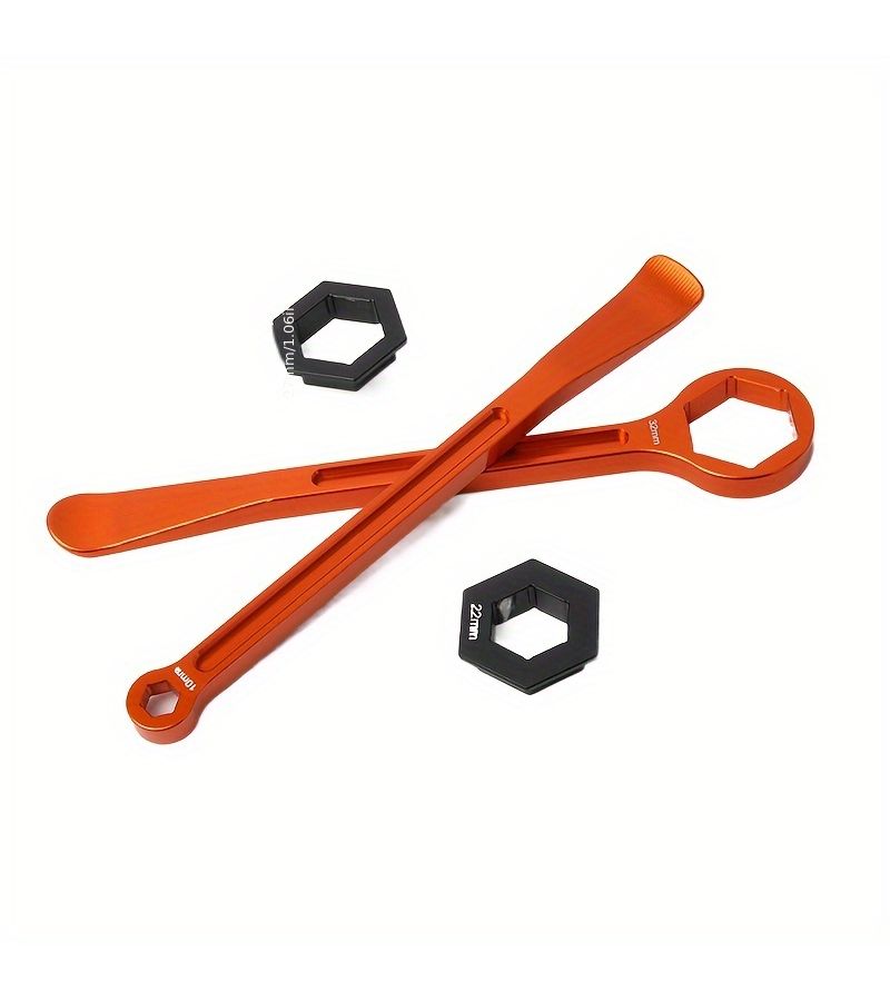 Motorsport Tire Lever Set Blue Includes Hex Wrench Iron Clamp Pry Bar Manual Repair Tools - Image 4