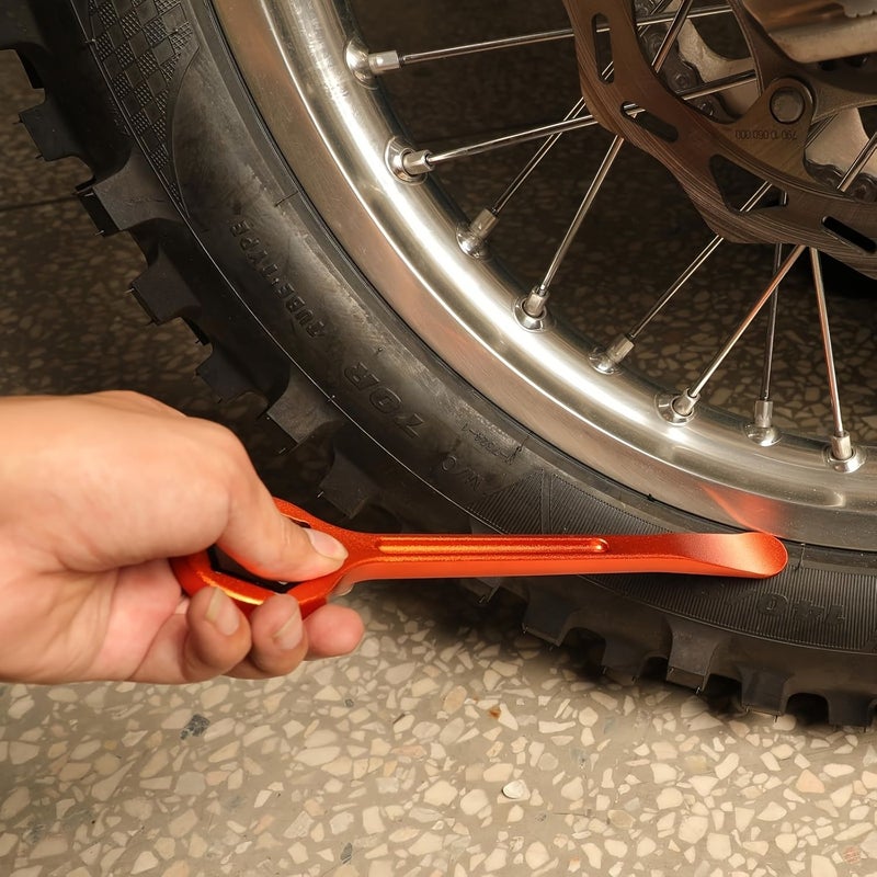 Motorsport Tire Lever Set Blue Includes Hex Wrench Iron Clamp Pry Bar Manual Repair Tools - Image 1