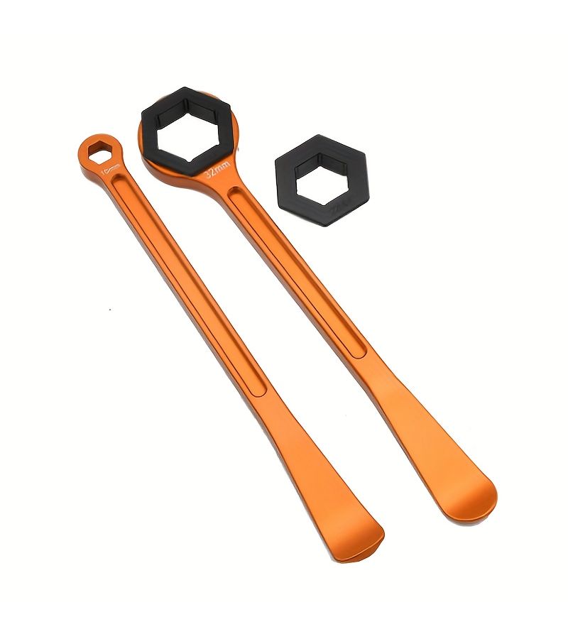 Motorsport Tire Lever Set Blue Includes Hex Wrench Iron Clamp Pry Bar Manual Repair Tools - Image 5