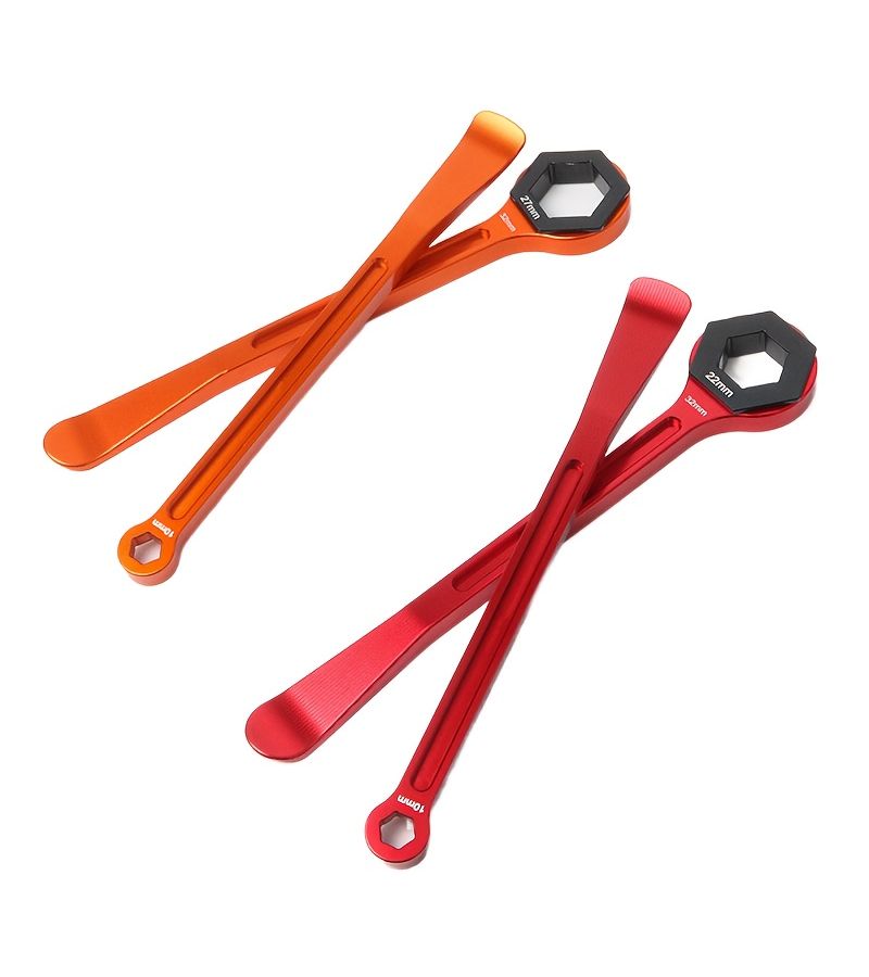 Motorsport Tire Lever Set Blue Includes Hex Wrench Iron Clamp Pry Bar Manual Repair Tools - Image 2