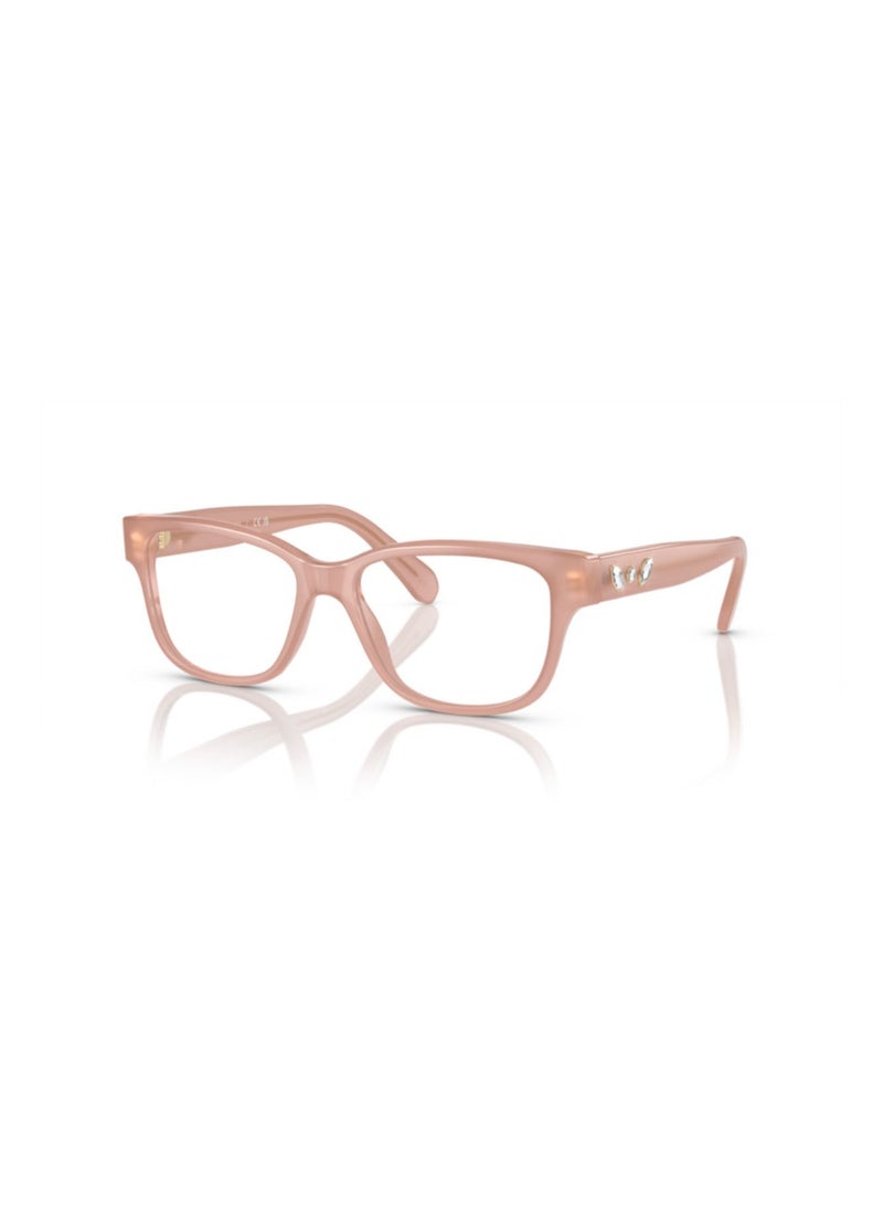 SWAROVSKI Swarovski Woman Square  Eyeglasses- Sk 2007 - Lense Size:52Mm - Opal Pink - Image 1