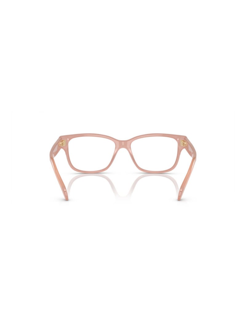 SWAROVSKI Swarovski Woman Square  Eyeglasses- Sk 2007 - Lense Size:52Mm - Opal Pink - Image 3