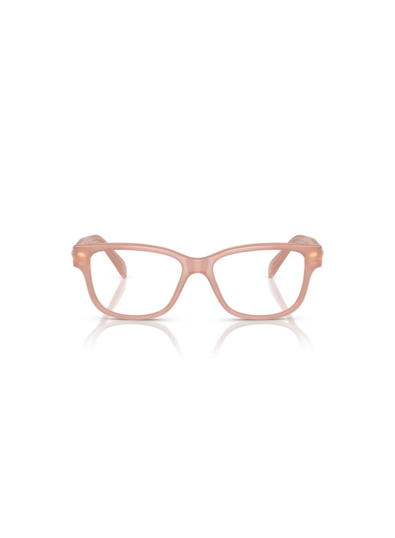 SWAROVSKI Swarovski Woman Square  Eyeglasses- Sk 2007 - Lense Size:52Mm - Opal Pink - Image 4