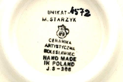 Polish Pottery Gallery Polish Pottery Loop Handle Bowl  Unikat Signature U4572  - Image 3
