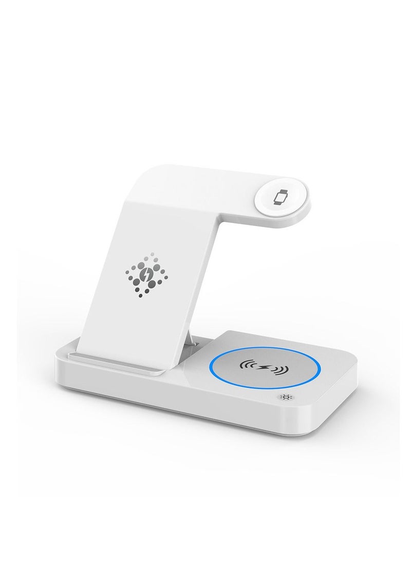 AROAQ Foldable 3 In 1 Wireless Charger Universal For All QI Mobile Phones 15W Fast Charge For Samsung Watches - Image 1