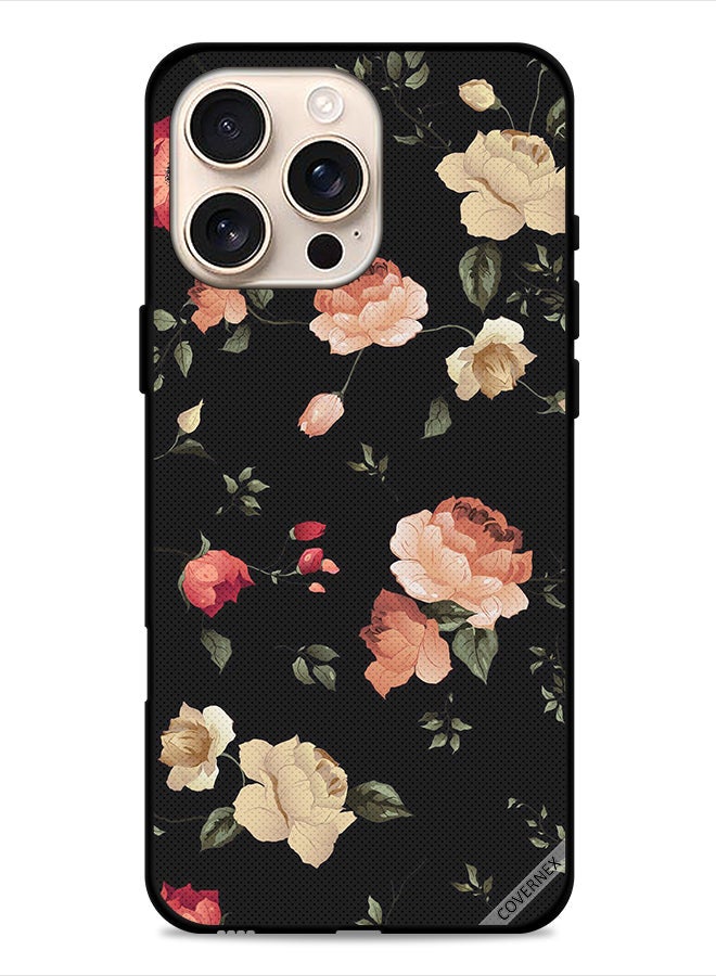 Covernex Apple iPhone 16 Pro Protective Case Cover Flower Art Wallpaper - Image 1