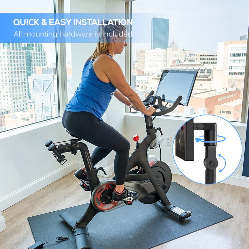 Peloton Screen Adjuster: Black Aluminum 360° Swivel Arm - Sturdy Durable Anodized Coating for Peloton Bike Viewing Angle Adjustment - Image 2