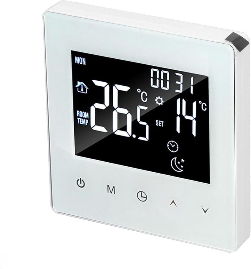 منظم حرارة قابل للبرمجة بشاشة LCD لتوفير الطاقة وسهولة التركيب - Image 1