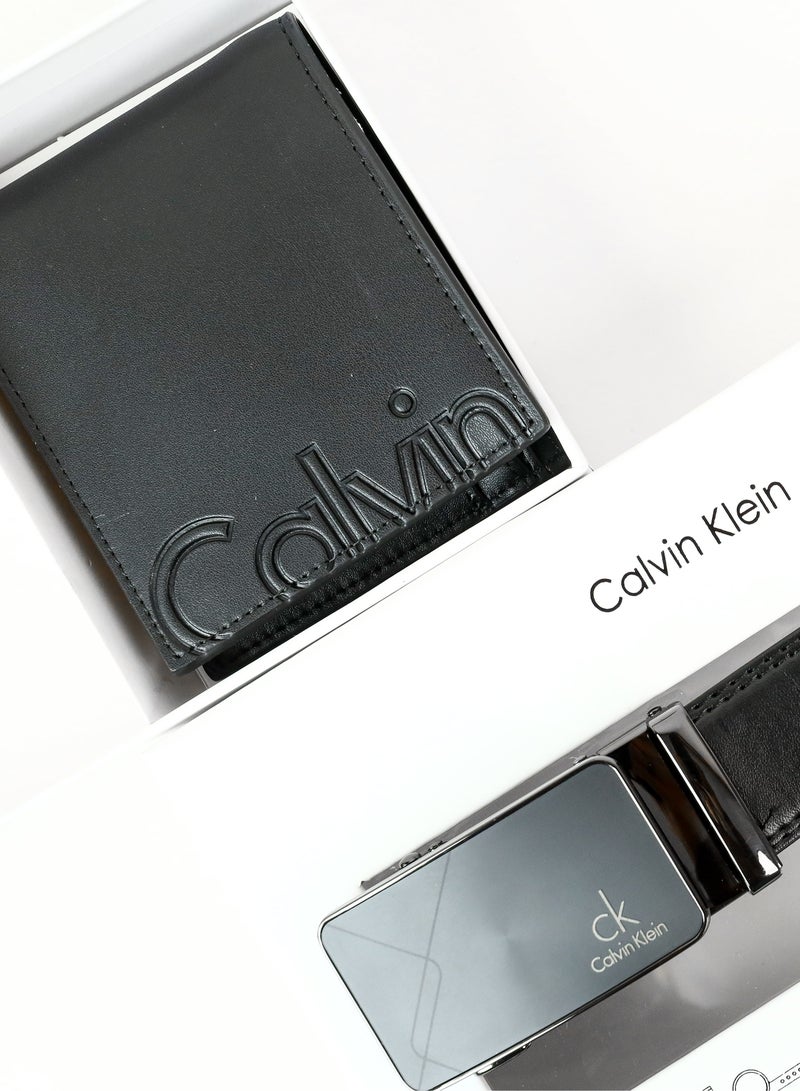 CALVIN KLEIN JEANS PLUS Calvin Klein Wallet-Belt Set For Men  - Image 1
