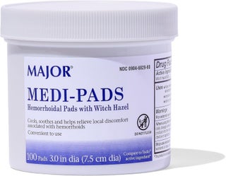 MAJOR Medi-Pads - Hemorrhoidal Hygienic Cleansing Witch Hazel Pads - Cooling Relief with Aloe - 100 Count Jar (6 Pack) - pzsku/ZBA834C4DF2D0A9F9D14EZ/45/_/1744284193/64ab9fdc-9f66-43ae-a8ab-9d612c42a58e
