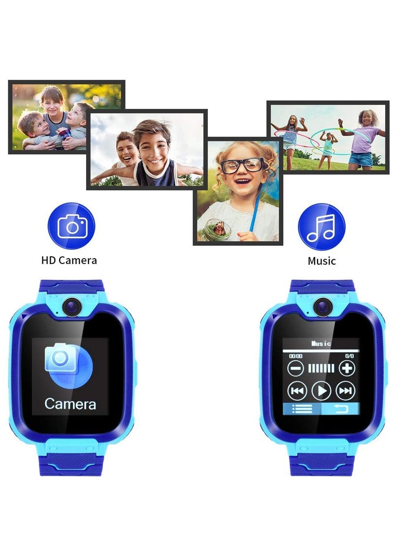 Generic - Kids Smart Watch for Boys and Girls, Kids' Watches with Games, 1.54-inch HD Touch Screen Smartwatch for Children with SOS Call Camera Music Player Game Alarm (Pink) - Image 1