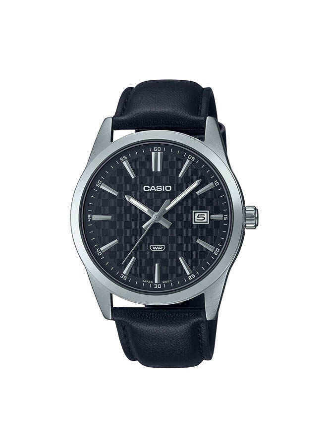 CASIO Leather Analog Watch MTP-VD03L-1AUDF - Image 1