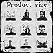 Koeilay 9 Pcs Death to My 20s Decorations 30th Birthday Decorations Rip to My 20s Honeycomb Centerpiece Gothic Table Decor Glitter Funeral for My Youth Halloween Black Birthday Party Supplies for Men Women - Image 3