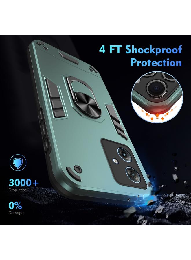 S-TOP Case For Motorola Moto G 2023 5G Shockproof Metal Ring Holder Phone Case - Image 4