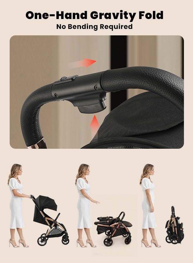 هيبوبي عربة أطفال فاخرة وقابلة للحمل — من صندوق السيارة إلى كل زاوية في المدينة، راحة طوال الطريق - Image 3