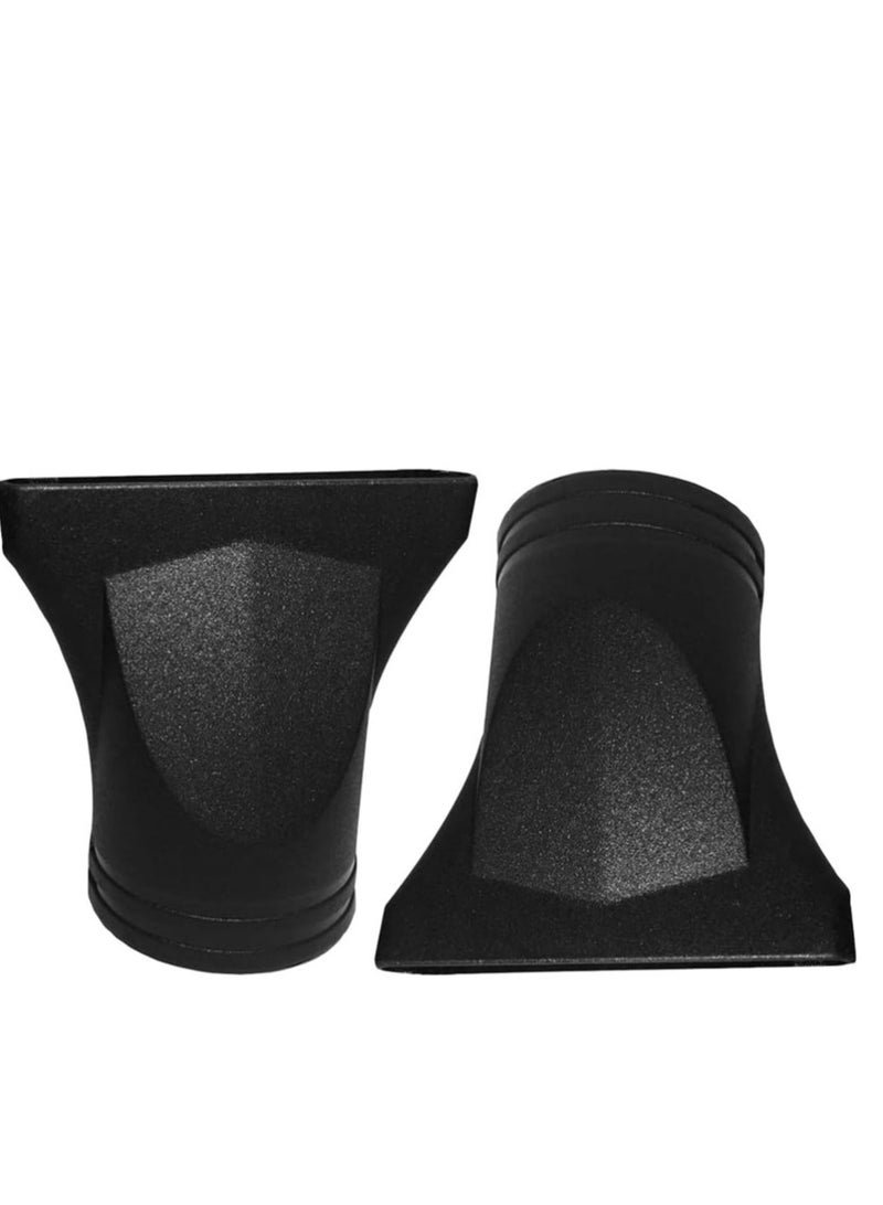 EXCEART 2Pcs Reusable Plastic Hair Dryer Nozzle Attachment Concentrator Hairdressing Salon Styling Tool - Image 1