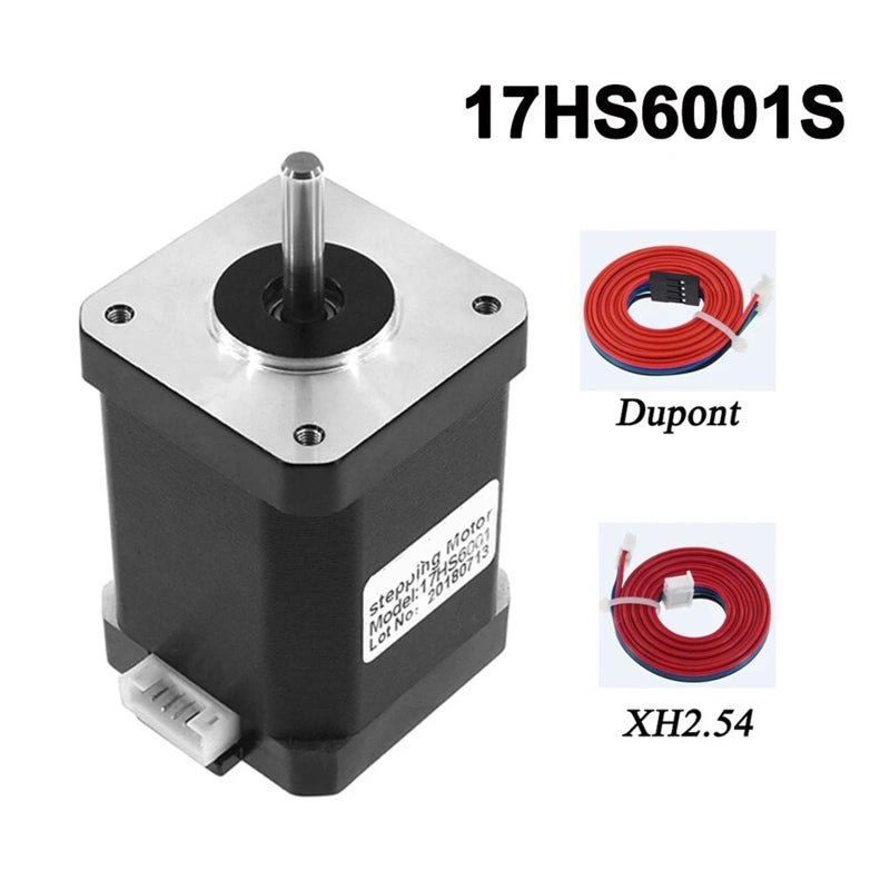 محرك خطوي Nema17 17HS6001 XH2 54 ارتفاع 60 ملم ثنائي الطور للطابعات ثلاثية الأبعاد والنقاشات - Image 3